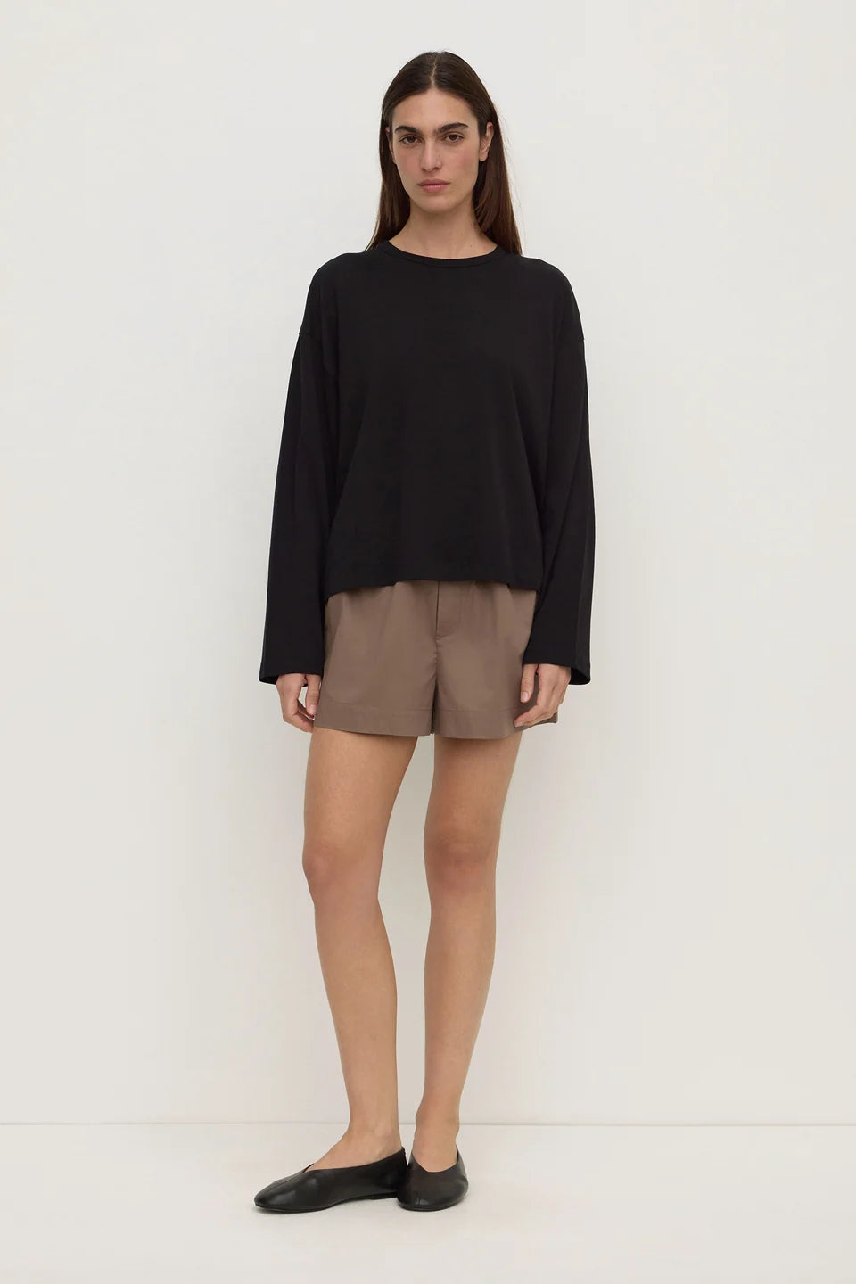 Assembly Label - Micha Poplin Short (Dark Sand) Assembly Label