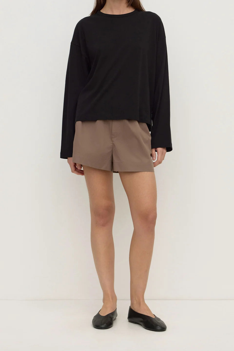 Assembly Label - Micha Poplin Short (Dark Sand) Assembly Label