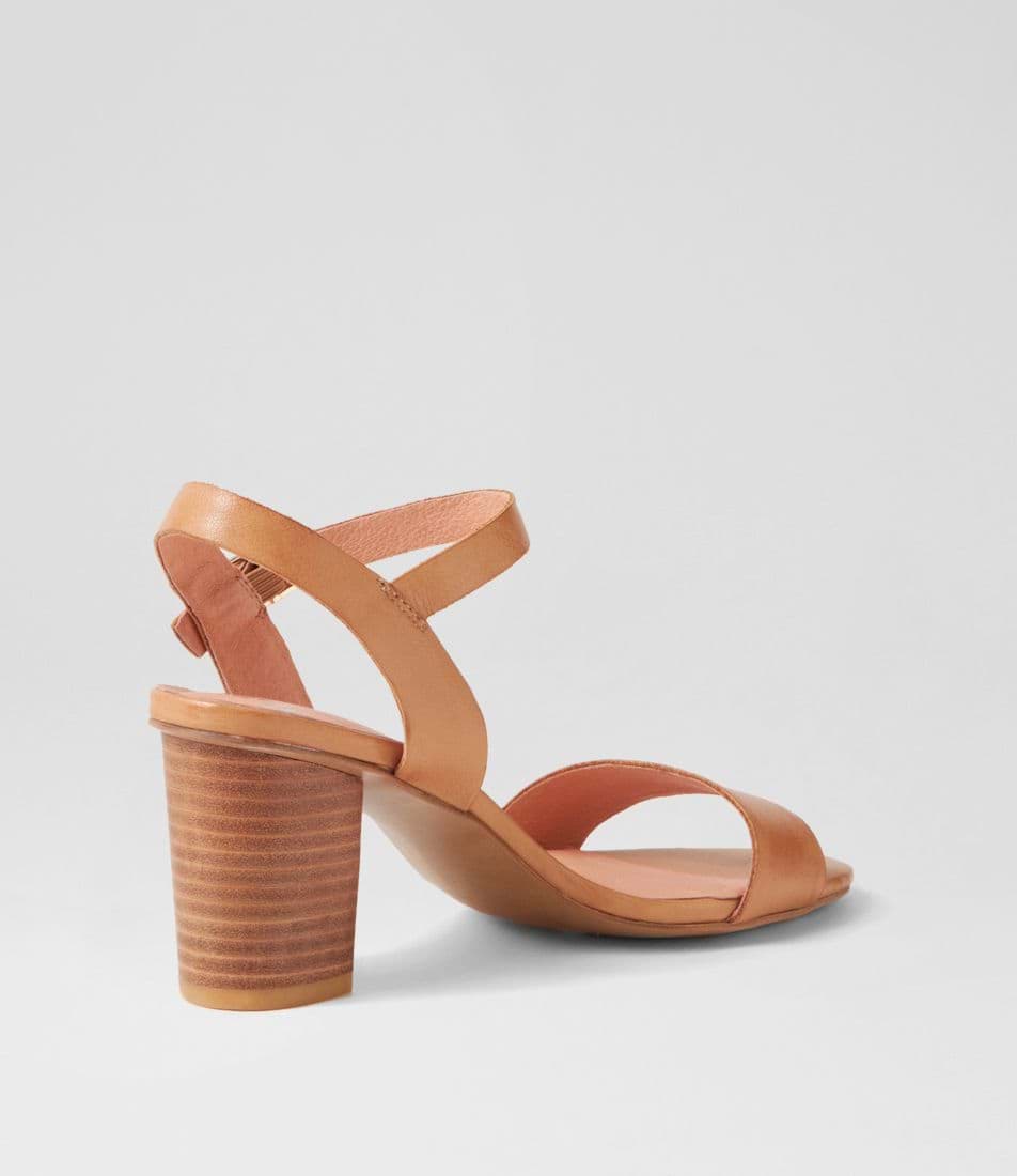 Mollini Lipber Leather Sandals - Dark Tan Mollini