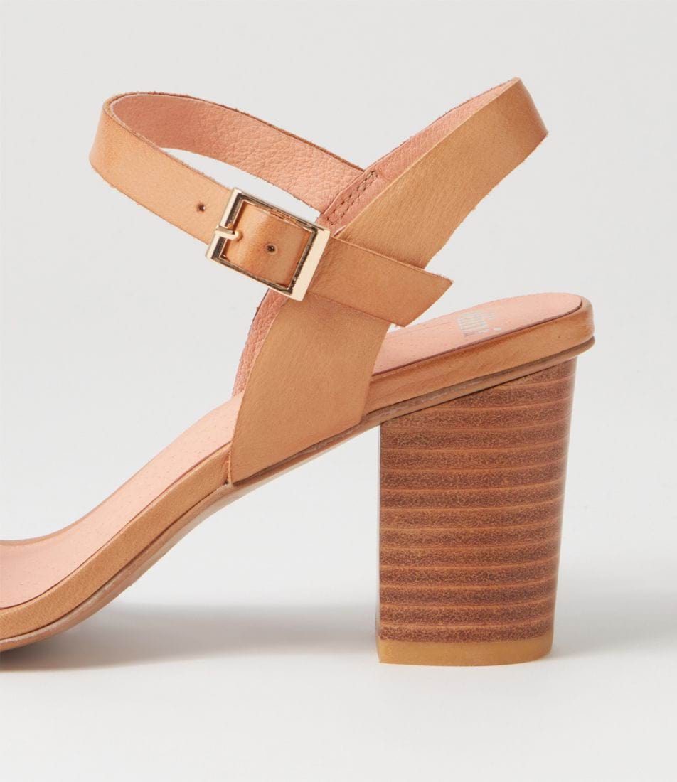 Mollini Lipber Leather Sandals - Dark Tan Mollini