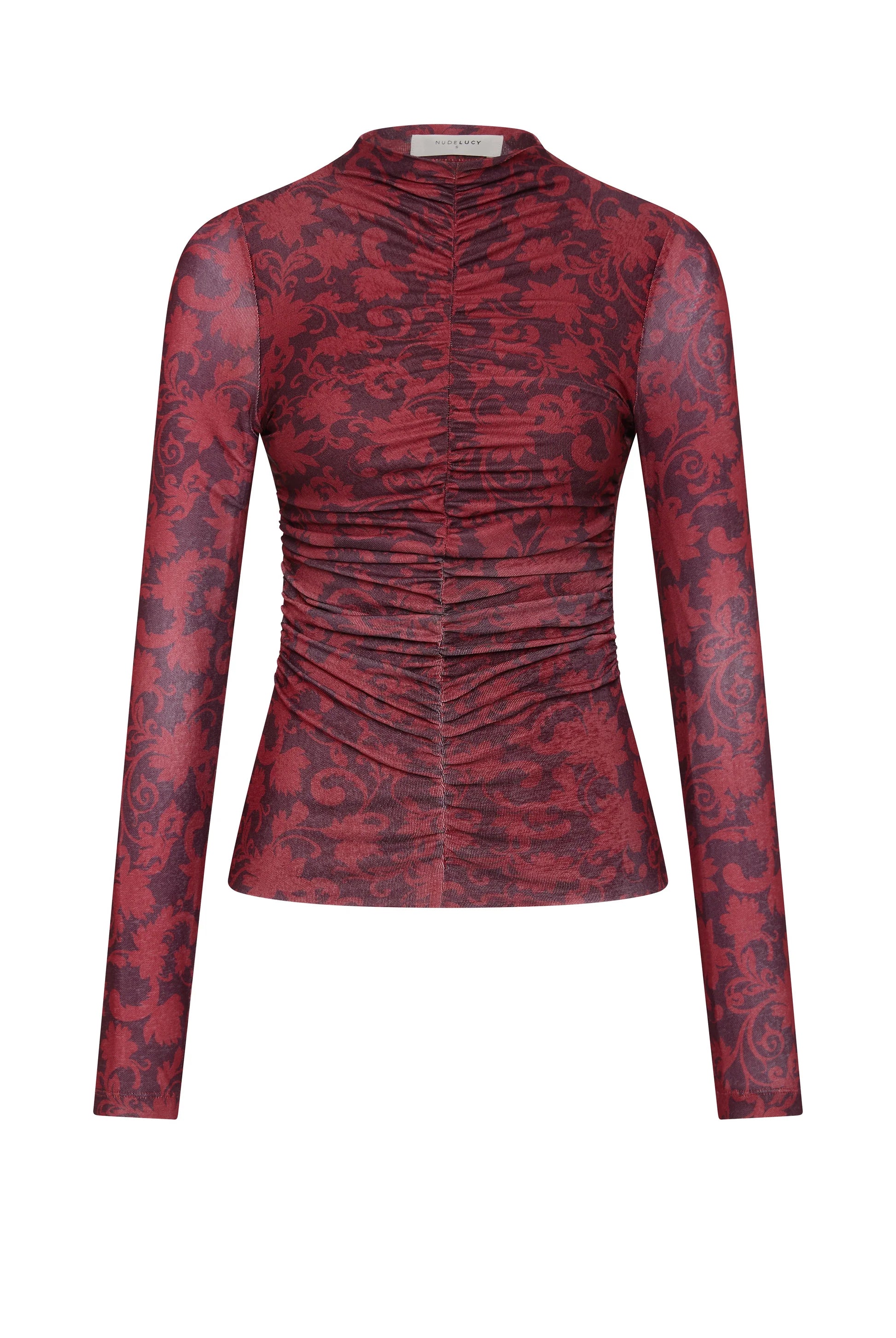 Nude Lucy - Clementine Mesh LS Top Nude Lucy
