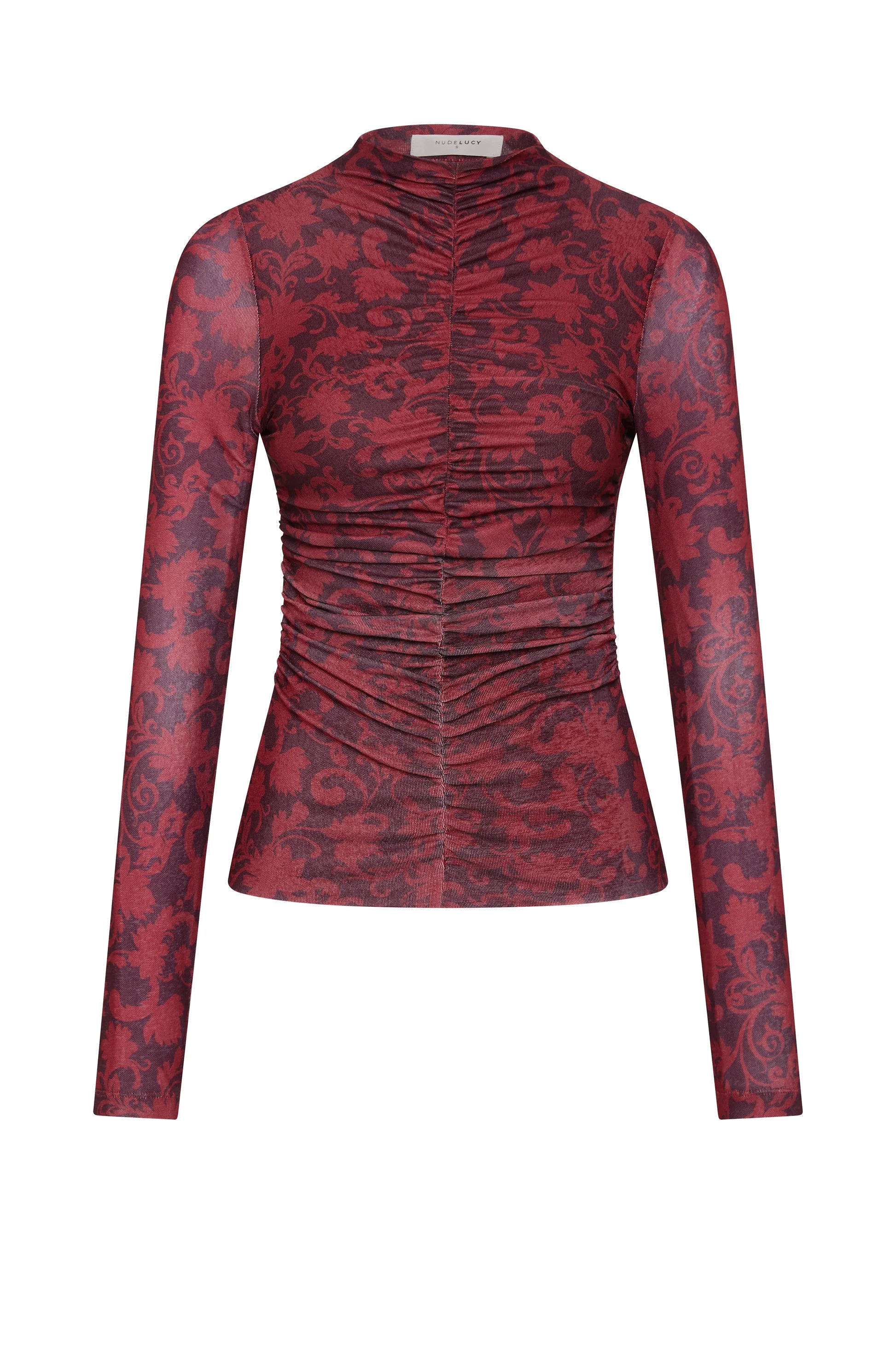 Nude Lucy - Clementine Mesh LS Top Nude Lucy