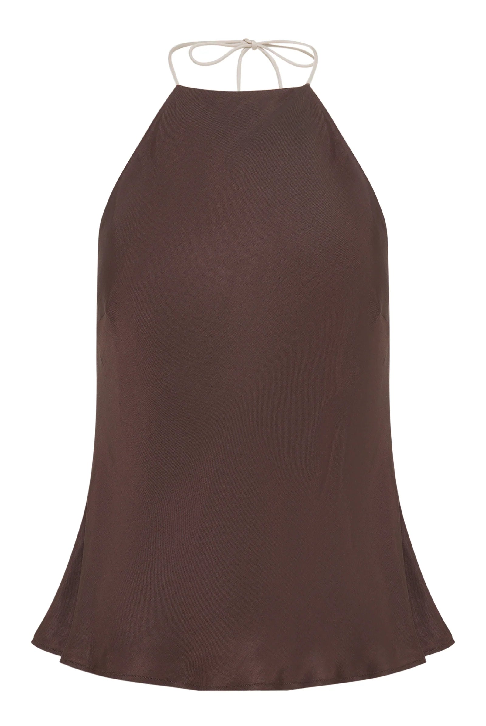 Nude Lucy - Tilly Halter Top (Chocolate) Nude Lucy