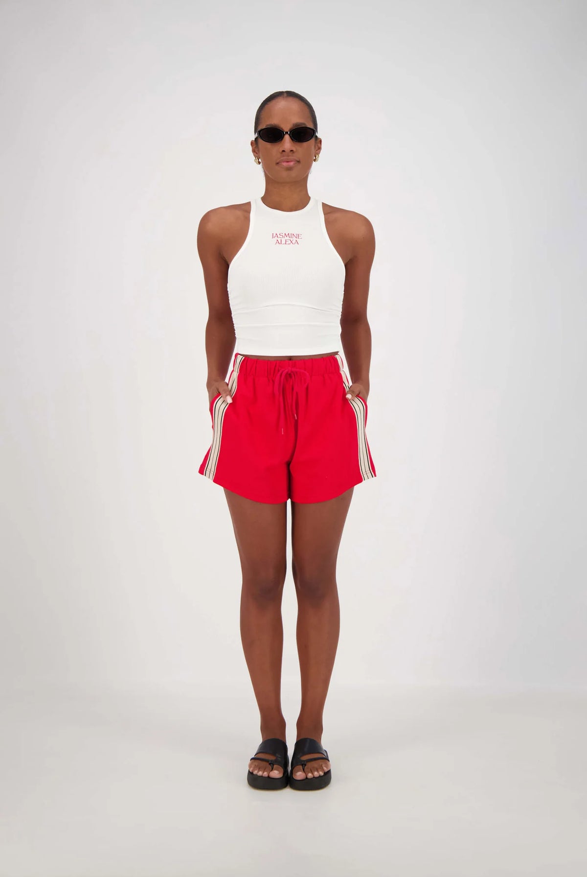 Jasmine Alexa - Panarea Shorts (Red) Jasmine Alexa