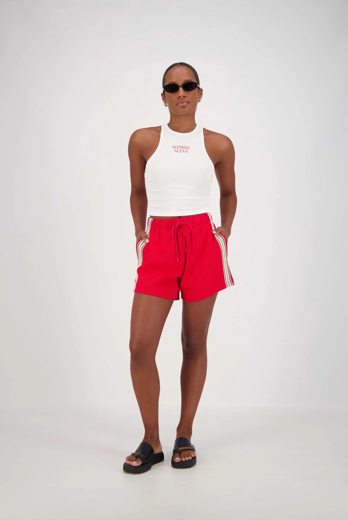 Jasmine Alexa - Panarea Shorts (Red) Jasmine Alexa