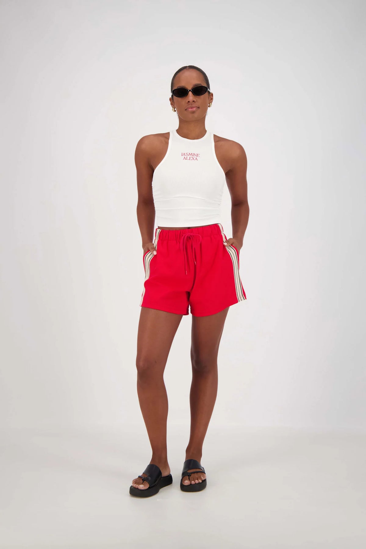 Jasmine Alexa - Panarea Shorts (Red) Jasmine Alexa