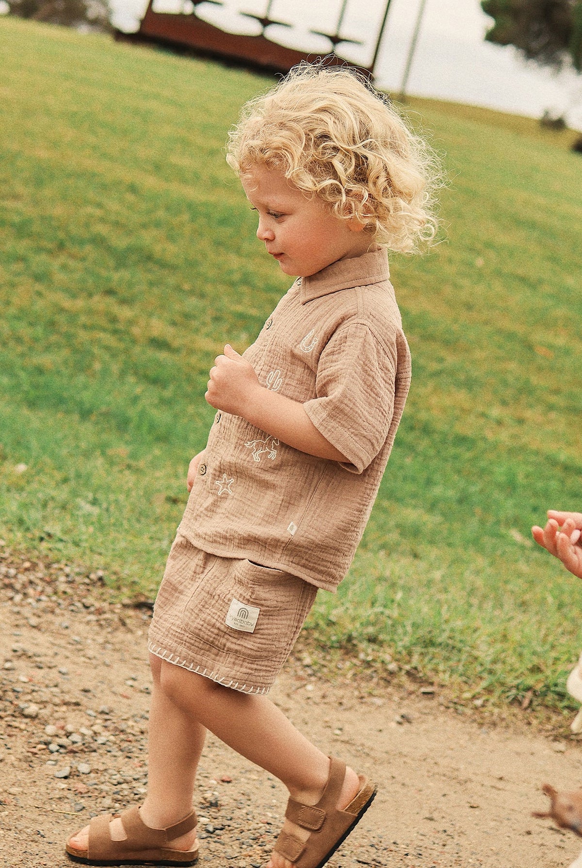 KYND Baby - Woven Shirt (Mocha) KYND Baby