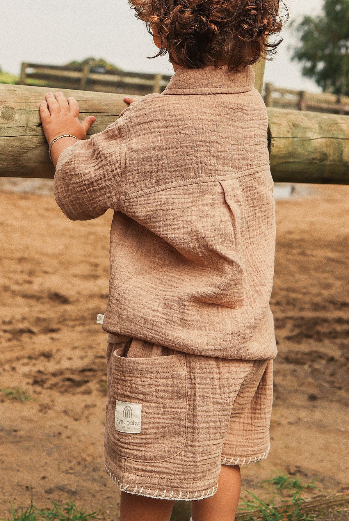 KYND Baby - Woven Shirt (Mocha) KYND Baby