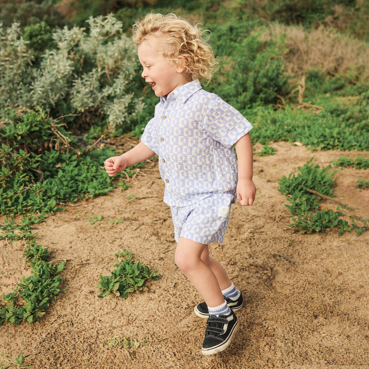 KYND Baby - Woven Short (Blue Sunrise) KYND Baby