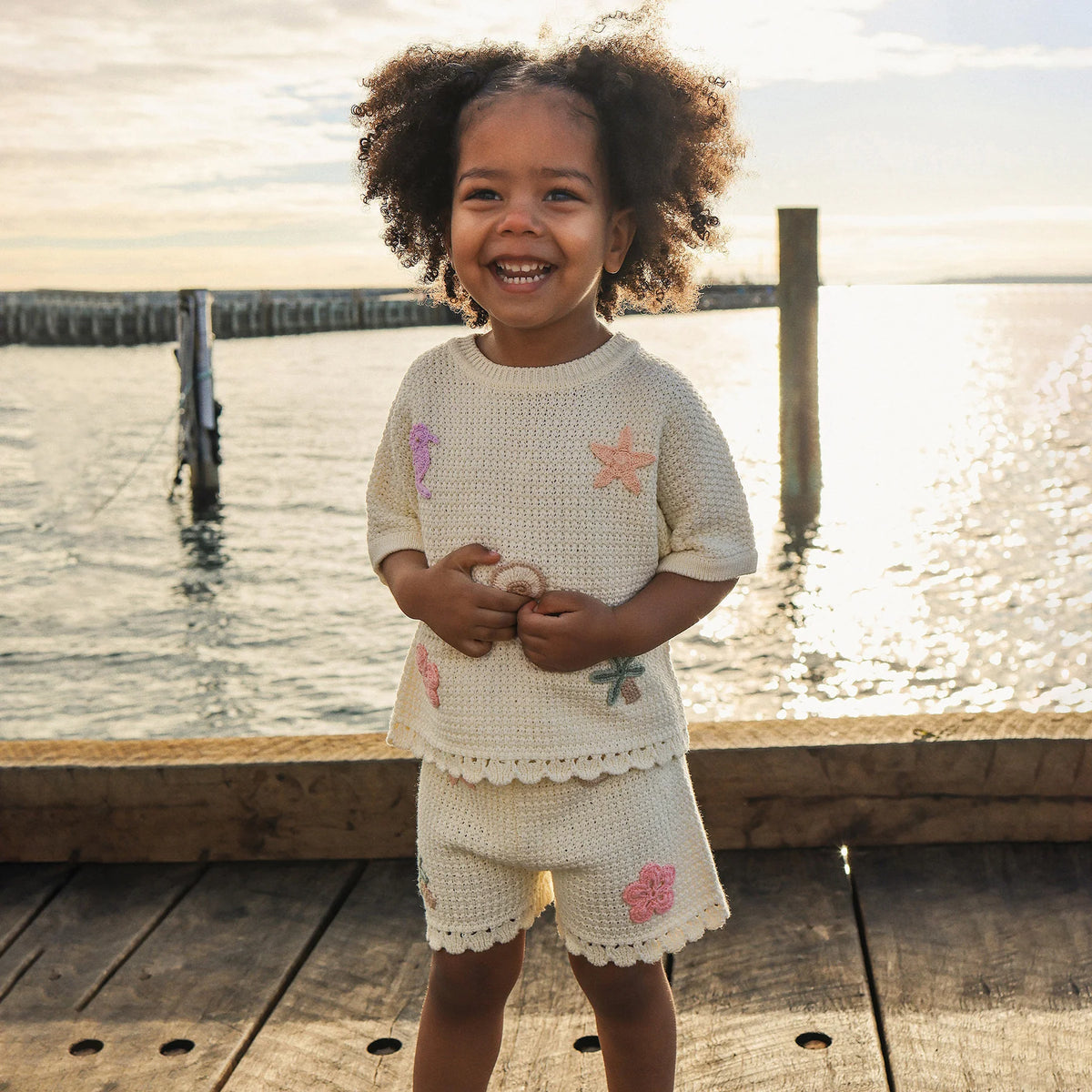 KYND Baby - Crochet Short (Coconut) KYND Baby