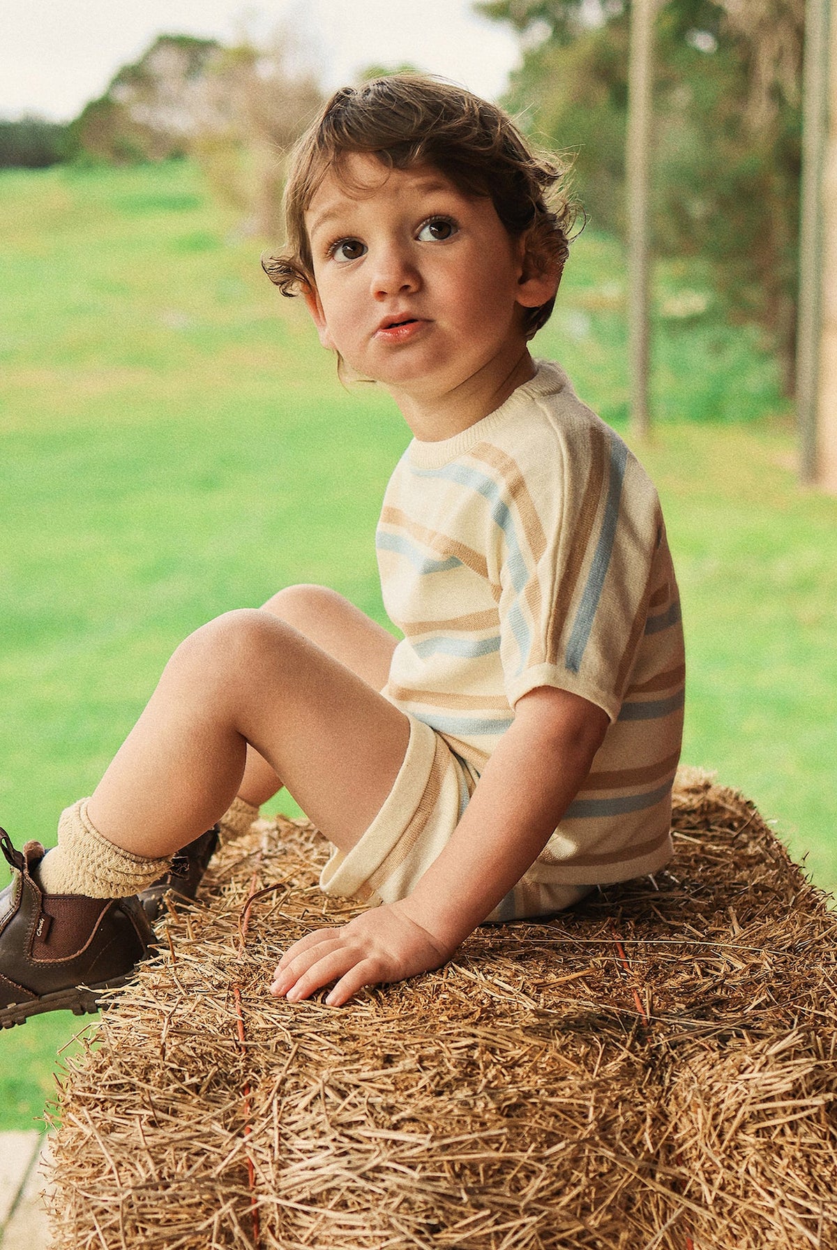 KYND Baby - Knit Short (Stripe) KYND Baby