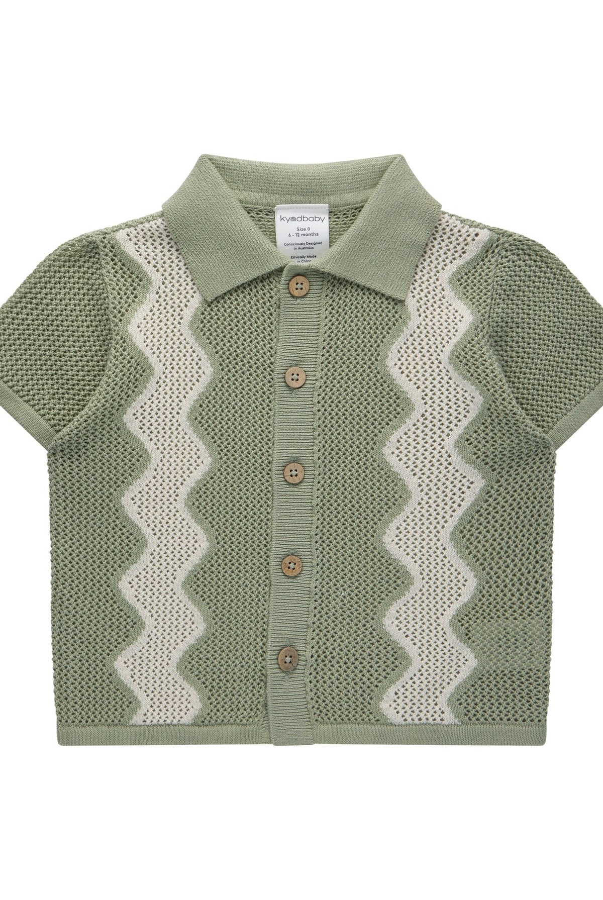 KYND Baby - Knit Shirt (Sage) KYND Baby