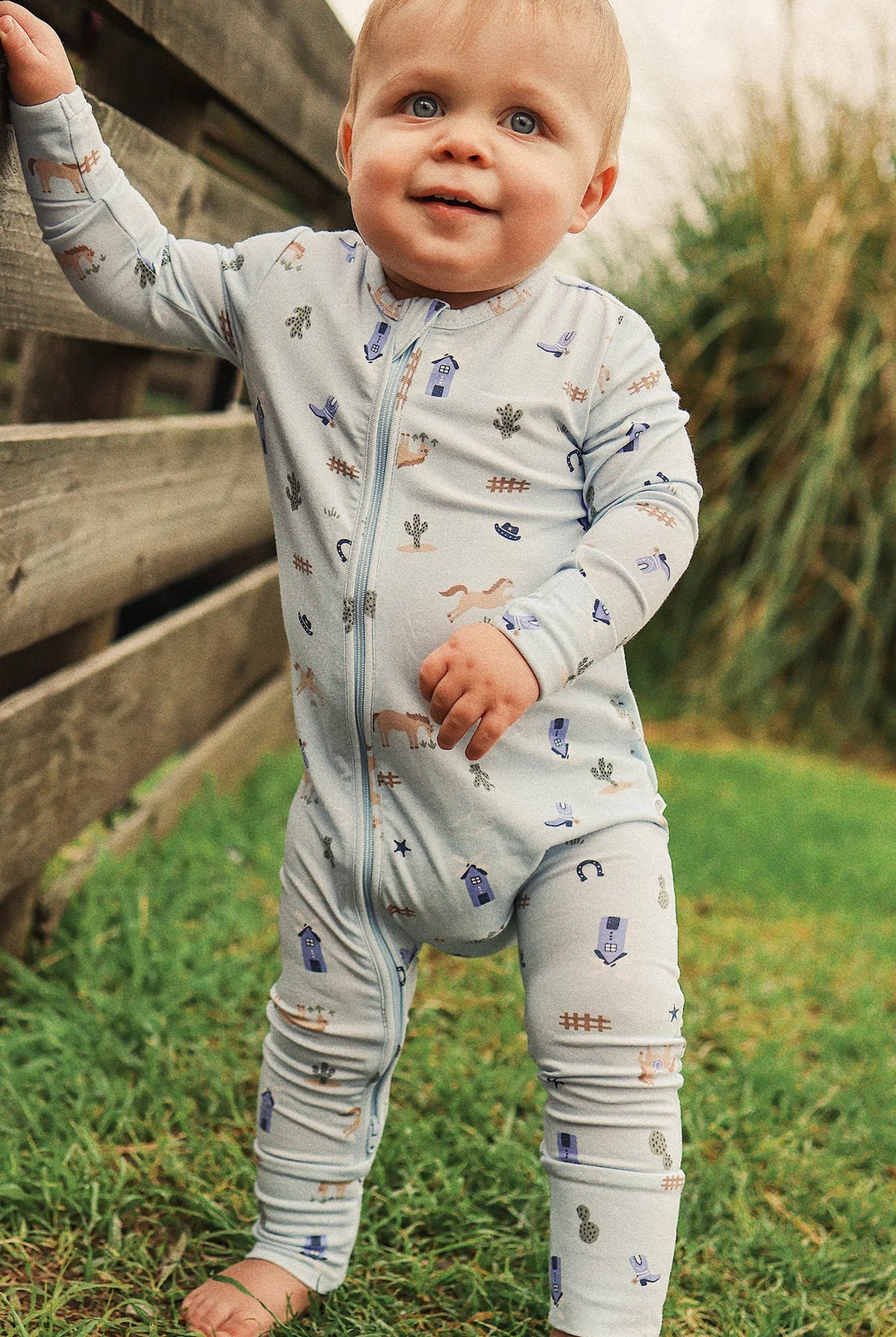 Kynd Baby - Essential Onesie (Country Blue) KYND Baby