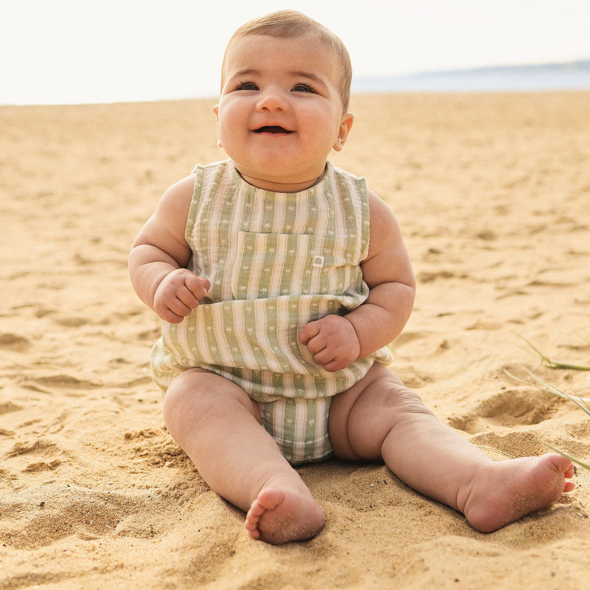 KYND Baby - Pocket Romper (Multi Stripe) KYND Baby