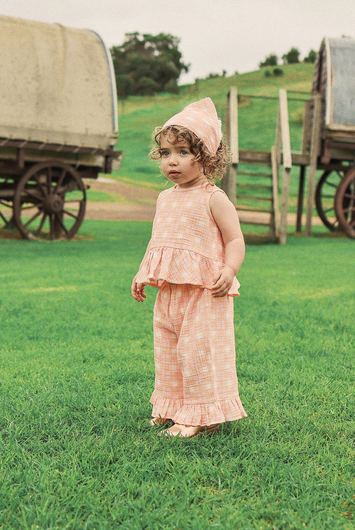 KYND Baby - Frill Top (Check) KYND Baby