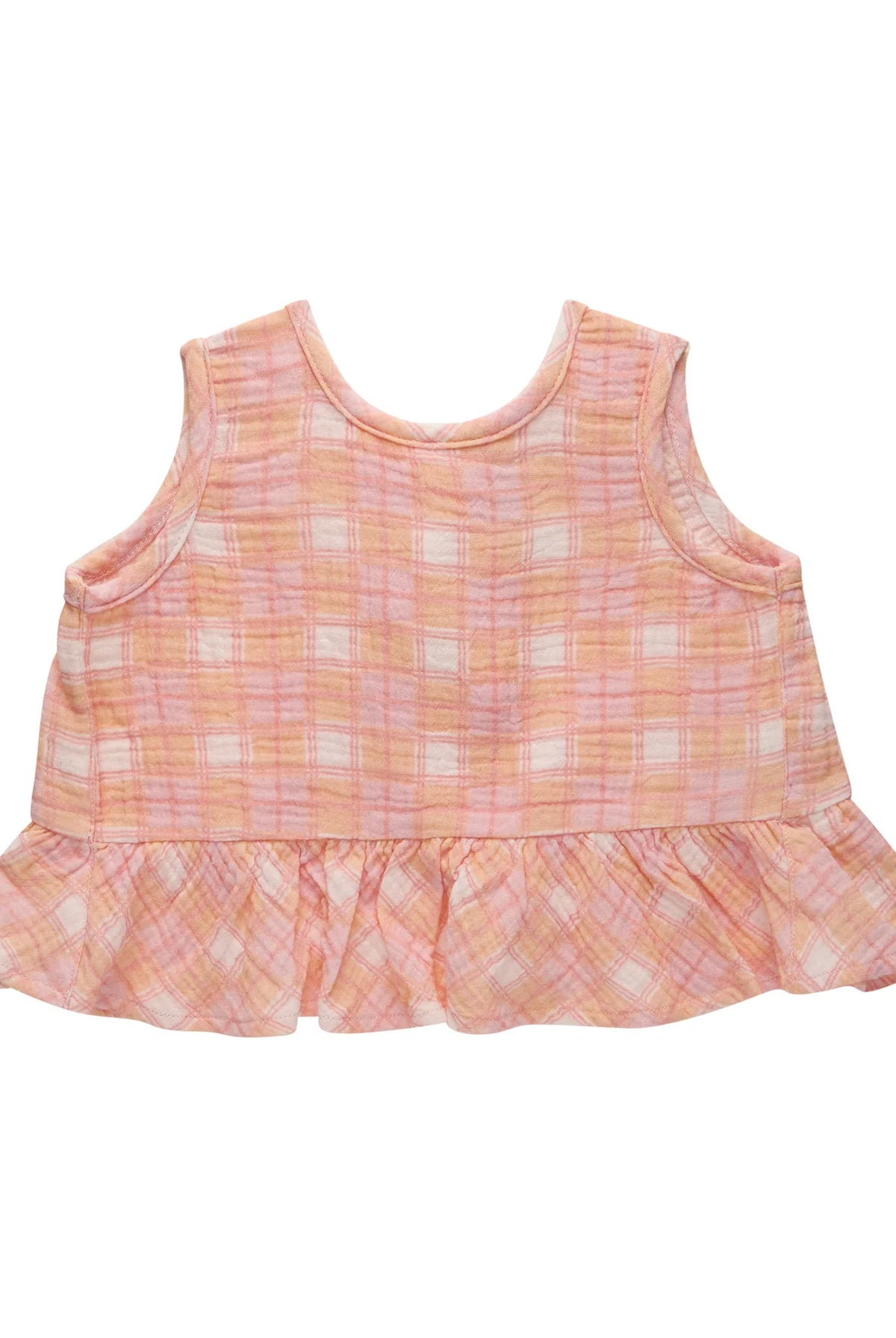 KYND Baby - Frill Top (Check) KYND Baby