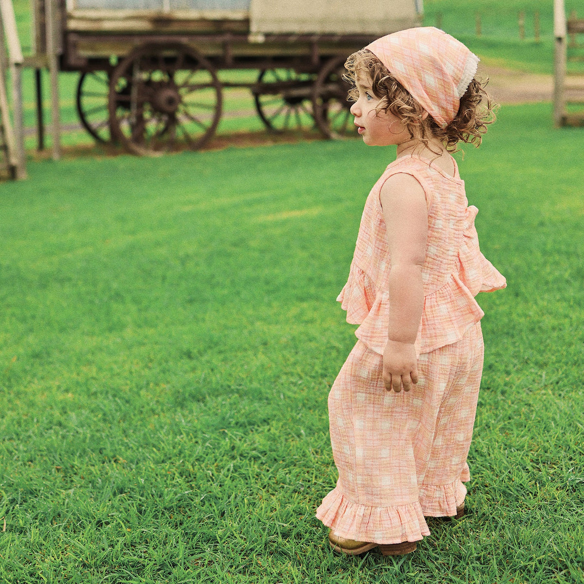 KYND Baby - Frill Pant (Check) KYND Baby