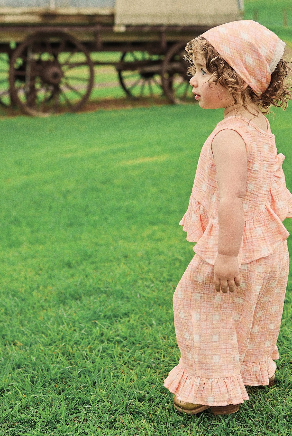 KYND Baby - Frill Top (Check) KYND Baby