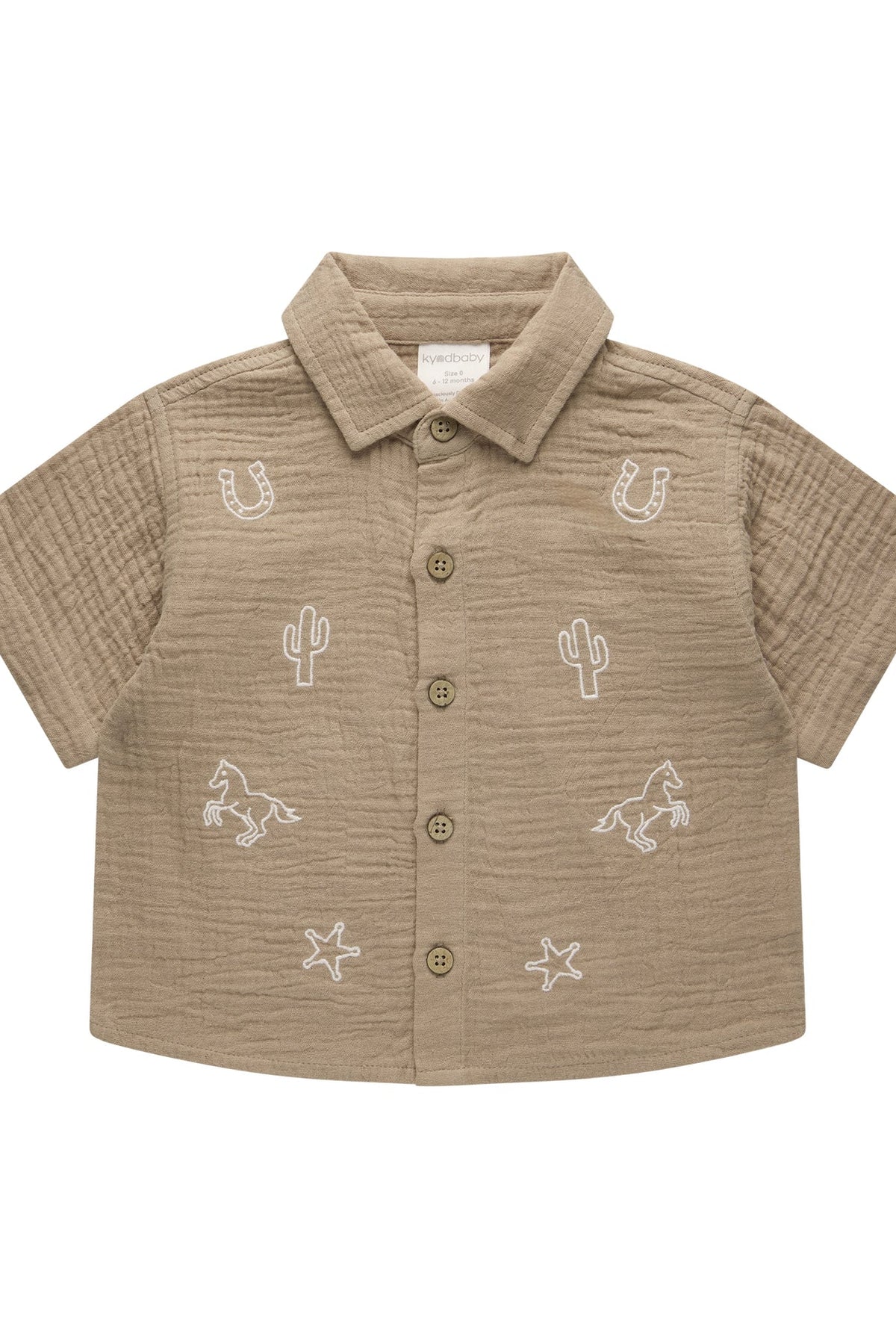 KYND Baby - Woven Shirt (Mocha) KYND Baby