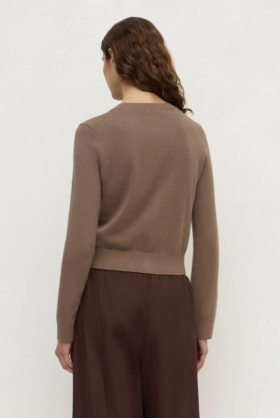 Assembly Label - Orina Cotton Cashmere Cardigan (Dark Sand) Assembly Label