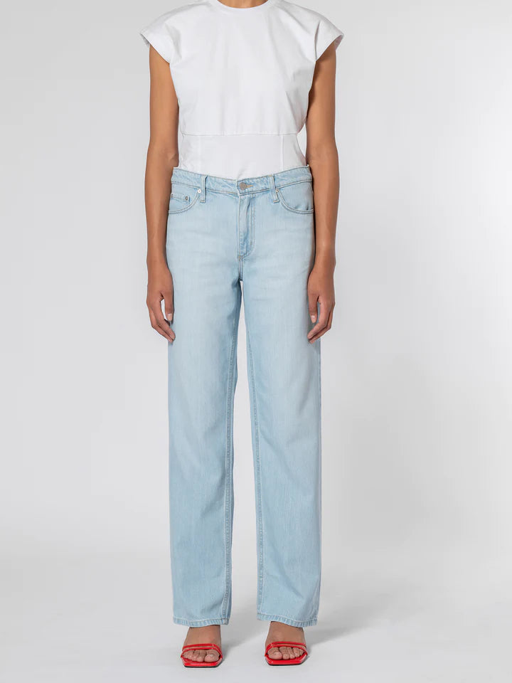 Nobody Denim Daria Jean - Blue Silk Nobody Denim