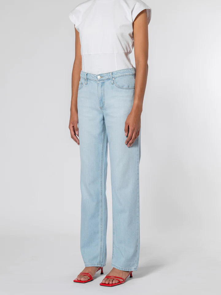 Nobody Denim Daria Jean - Blue Silk Nobody Denim