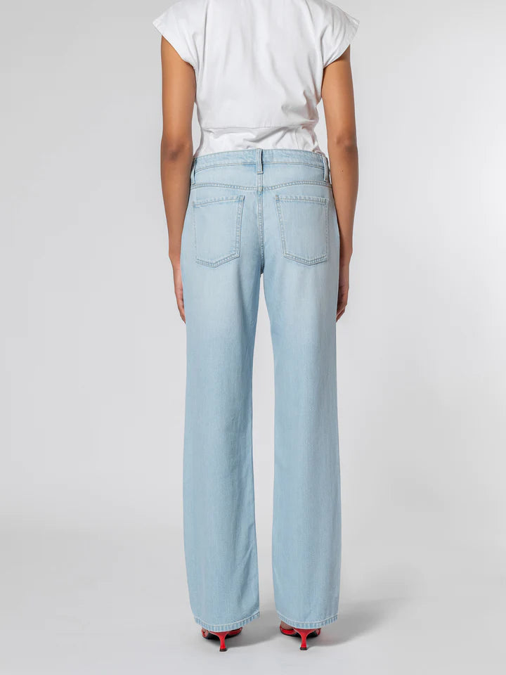 Nobody Denim Daria Jean - Blue Silk Nobody Denim