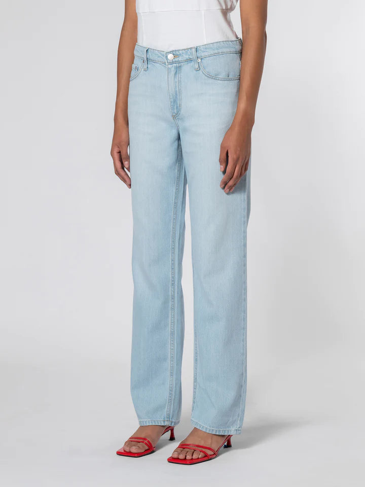 Nobody Denim Daria Jean - Blue Silk Nobody Denim
