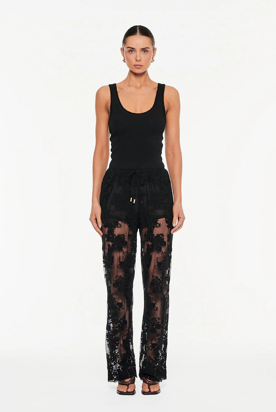 Kivari - Jaxon Lace Pant (Black) Kivari