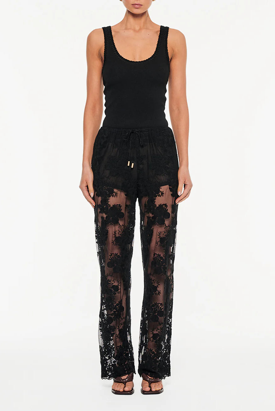 Kivari - Jaxon Lace Pant (Black) Kivari