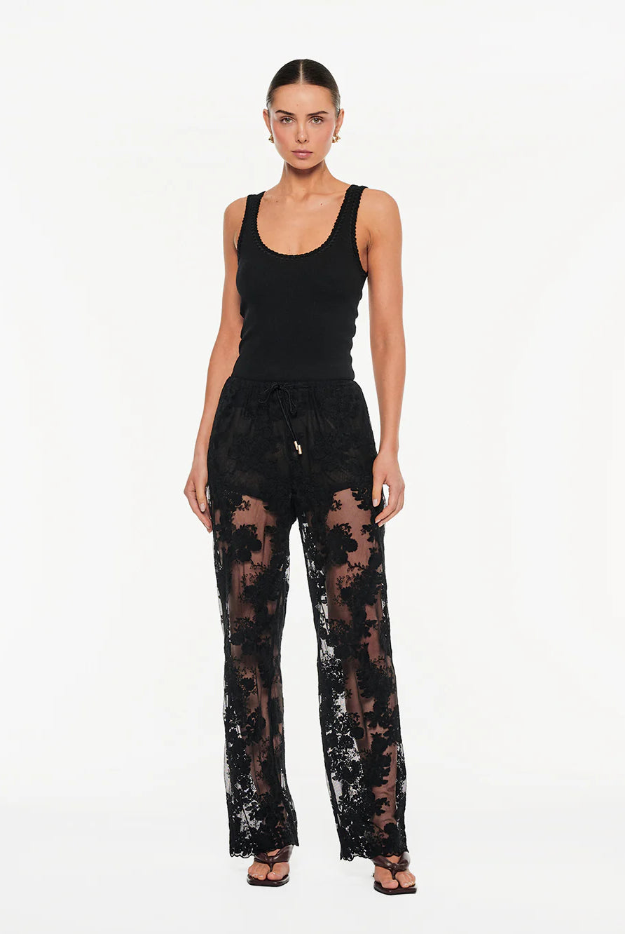 Kivari - Jaxon Lace Pant (Black) Kivari