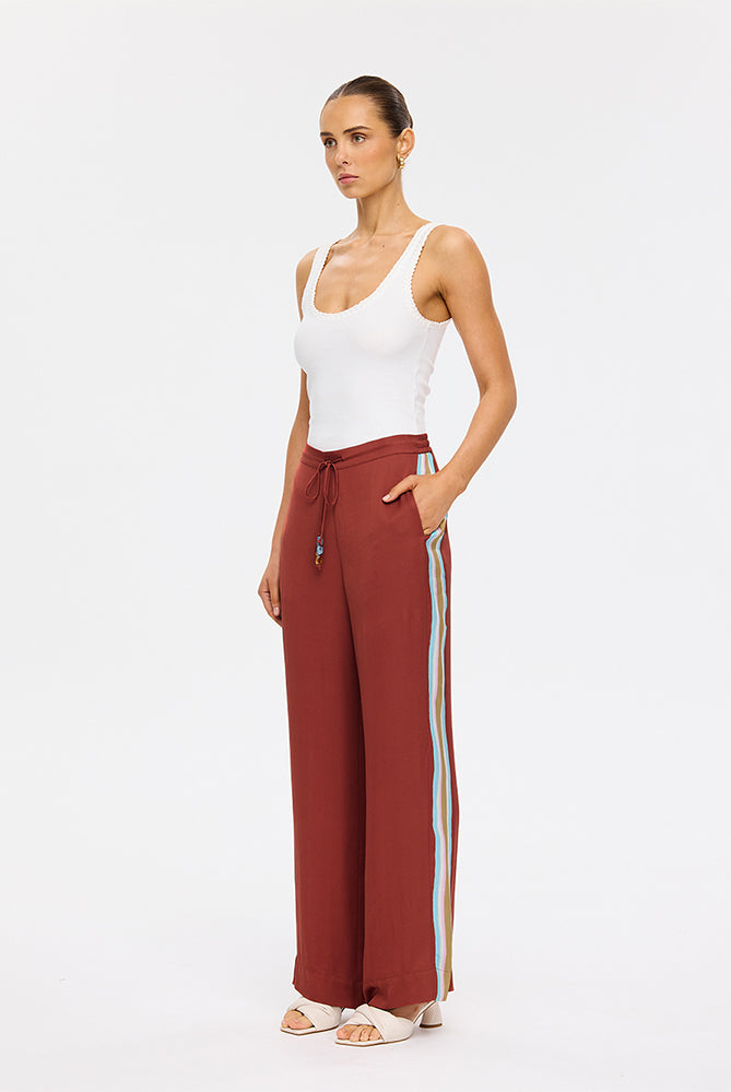 Kivari - Enzo Pant (Maroon) Kivari