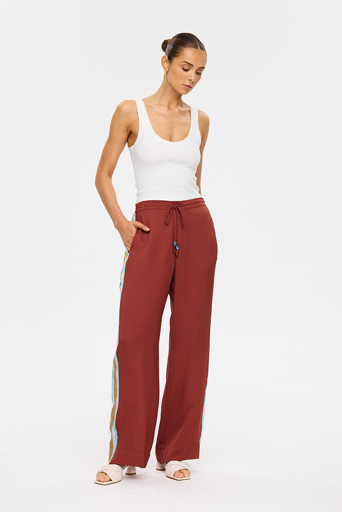 Kivari - Enzo Pant (Maroon) Kivari