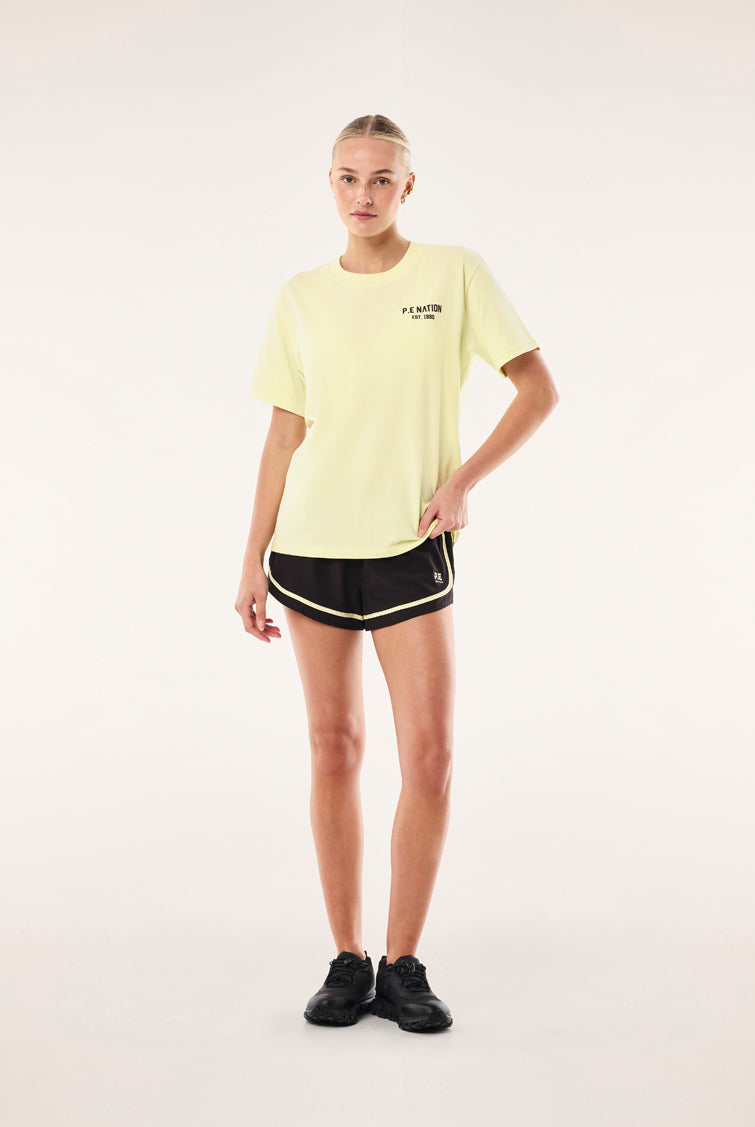 P.E Nation - Phantom Relaxed Tee (Soft Yellow) P.E Nation