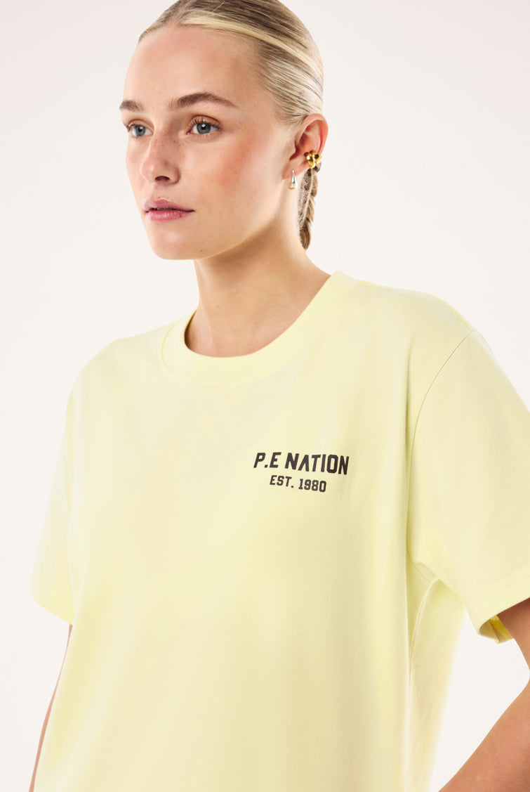 P.E Nation - Phantom Relaxed Tee (Soft Yellow) P.E Nation