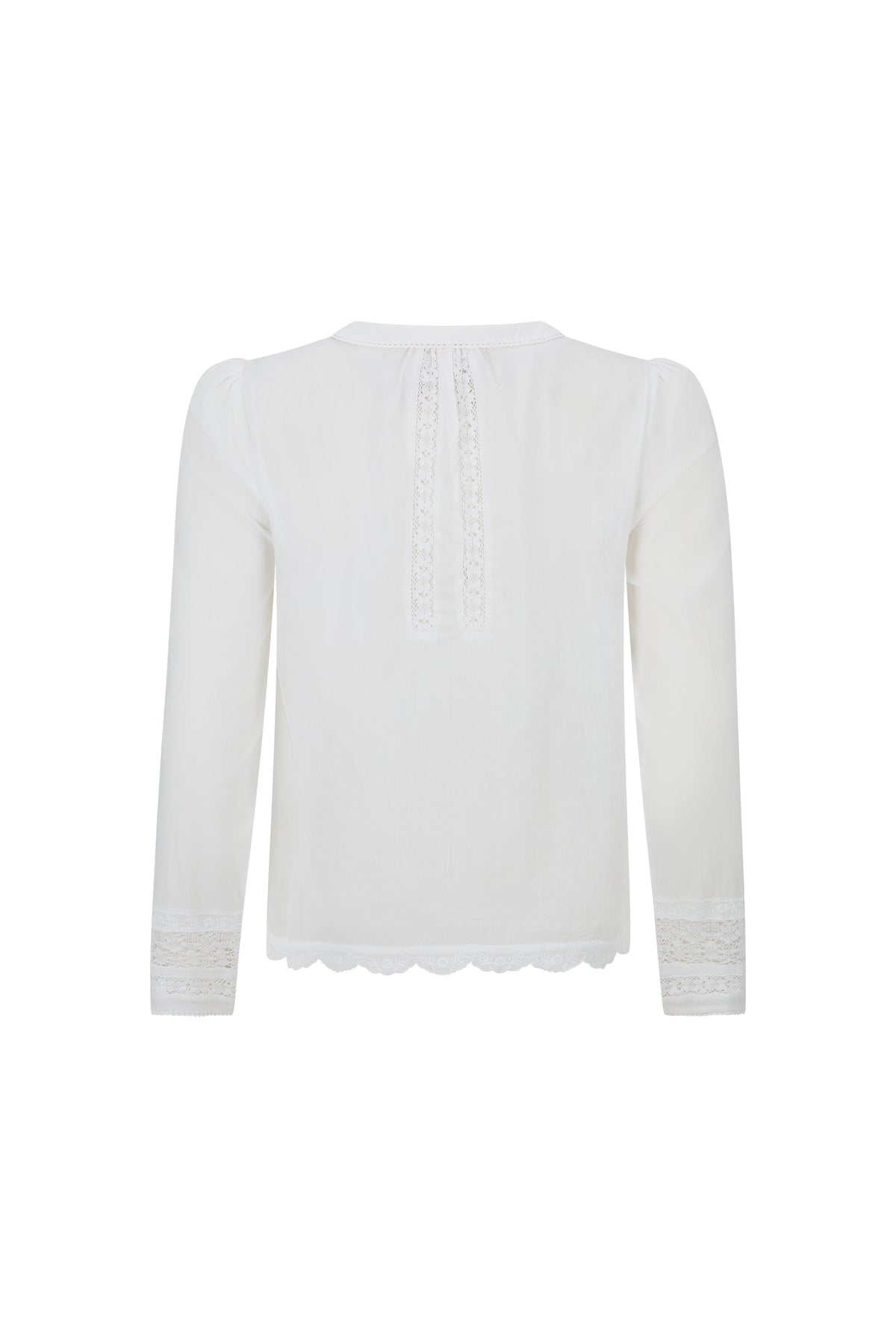 Spell - Prairie Long Sleeve Blouse (Antique White) Spell