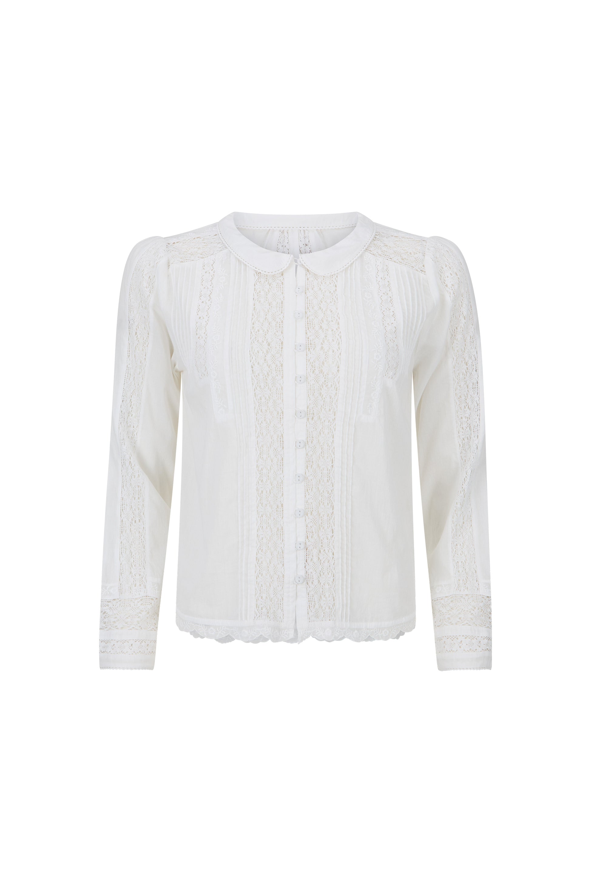 Spell - Prairie Long Sleeve Blouse (Antique White) Spell