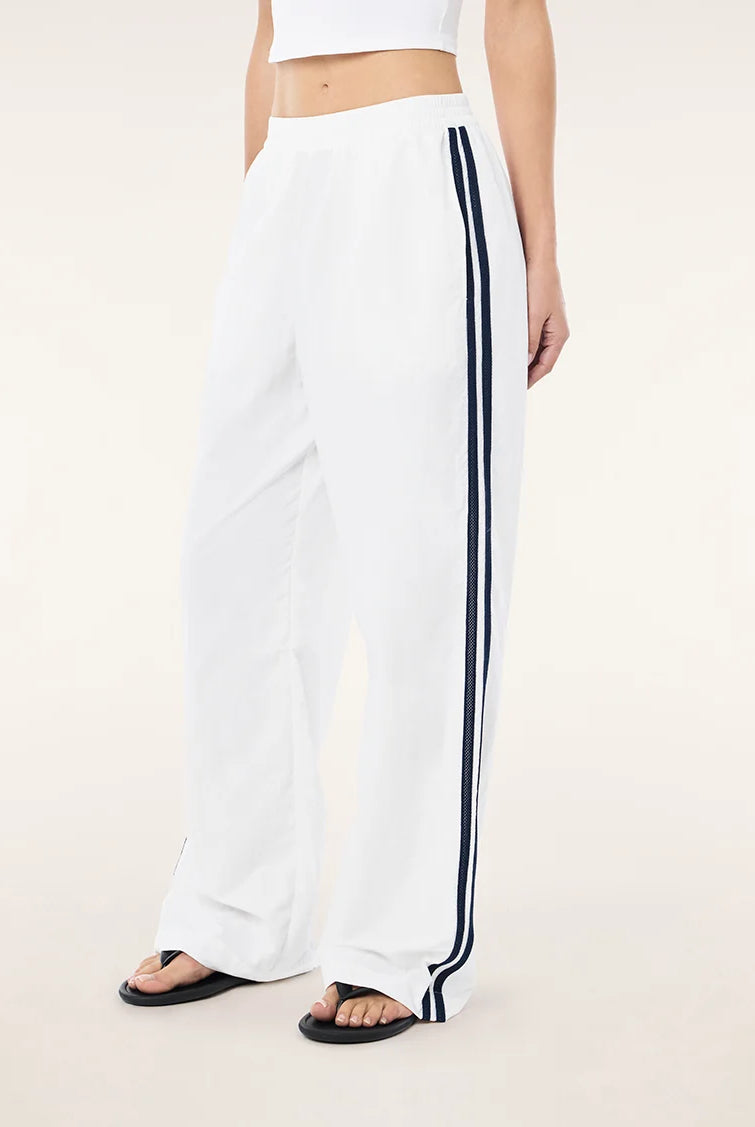P.E Nation - Relay Spray Track Pant i(White & Dark Navy) P.E Nation