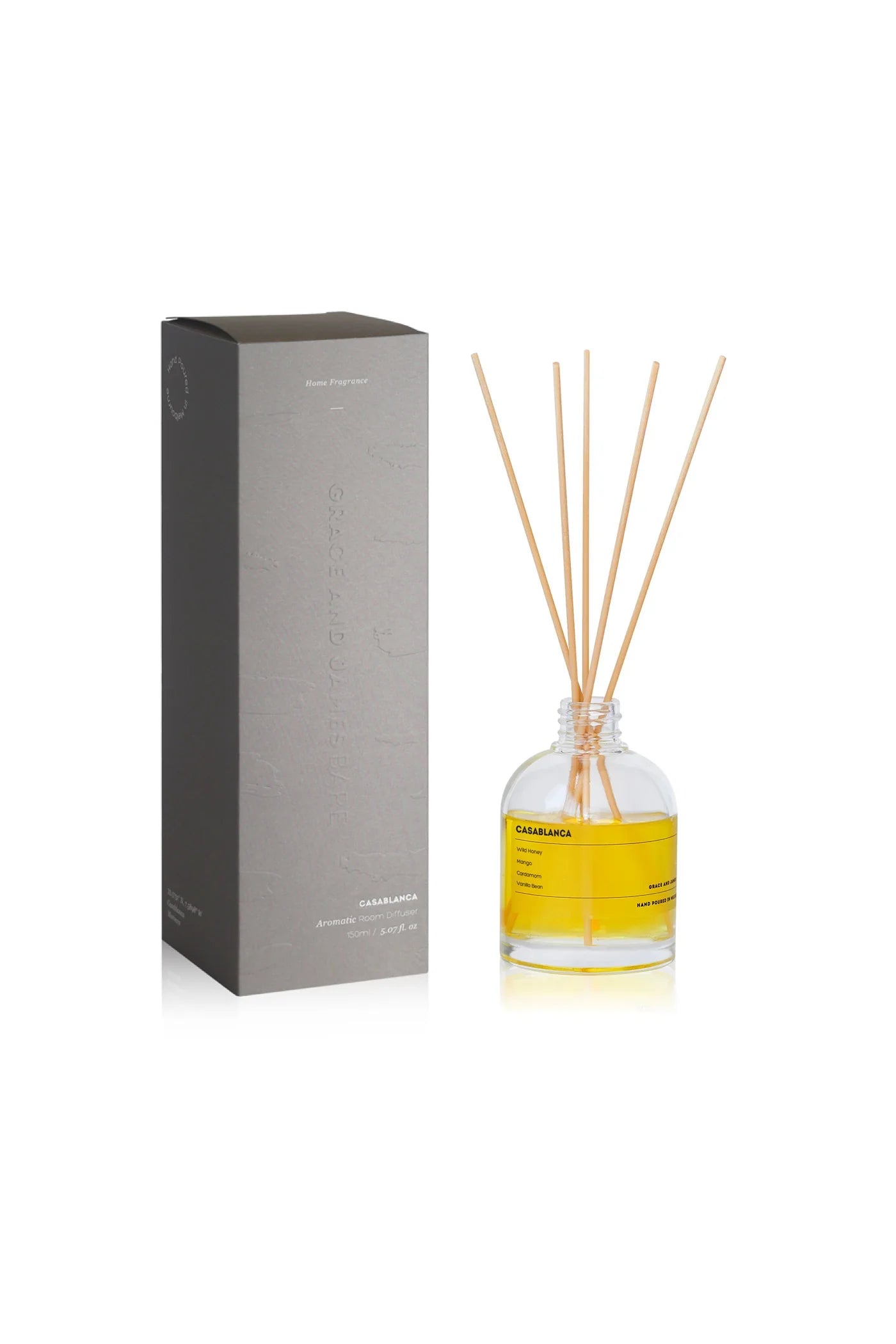Grace and James - Reed Diffuser 150ml (Casablanca) Grace and James