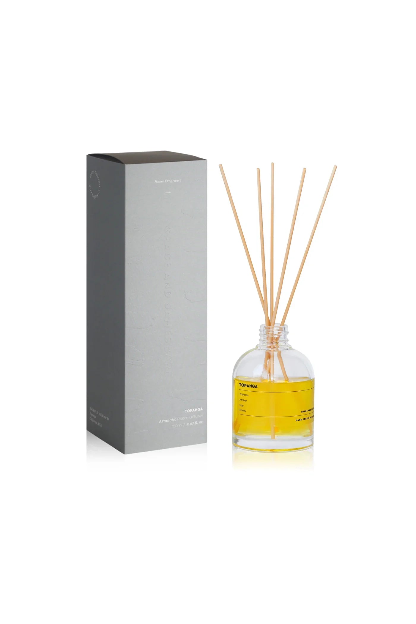 Grace and James - Reed Diffuser 150ml (Topanga) Grace and James