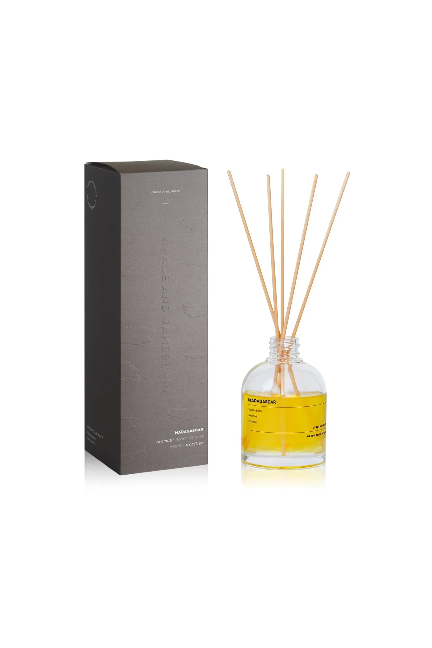 Grace and James - Reed Diffuser 150ml (Madagascar) Grace and James