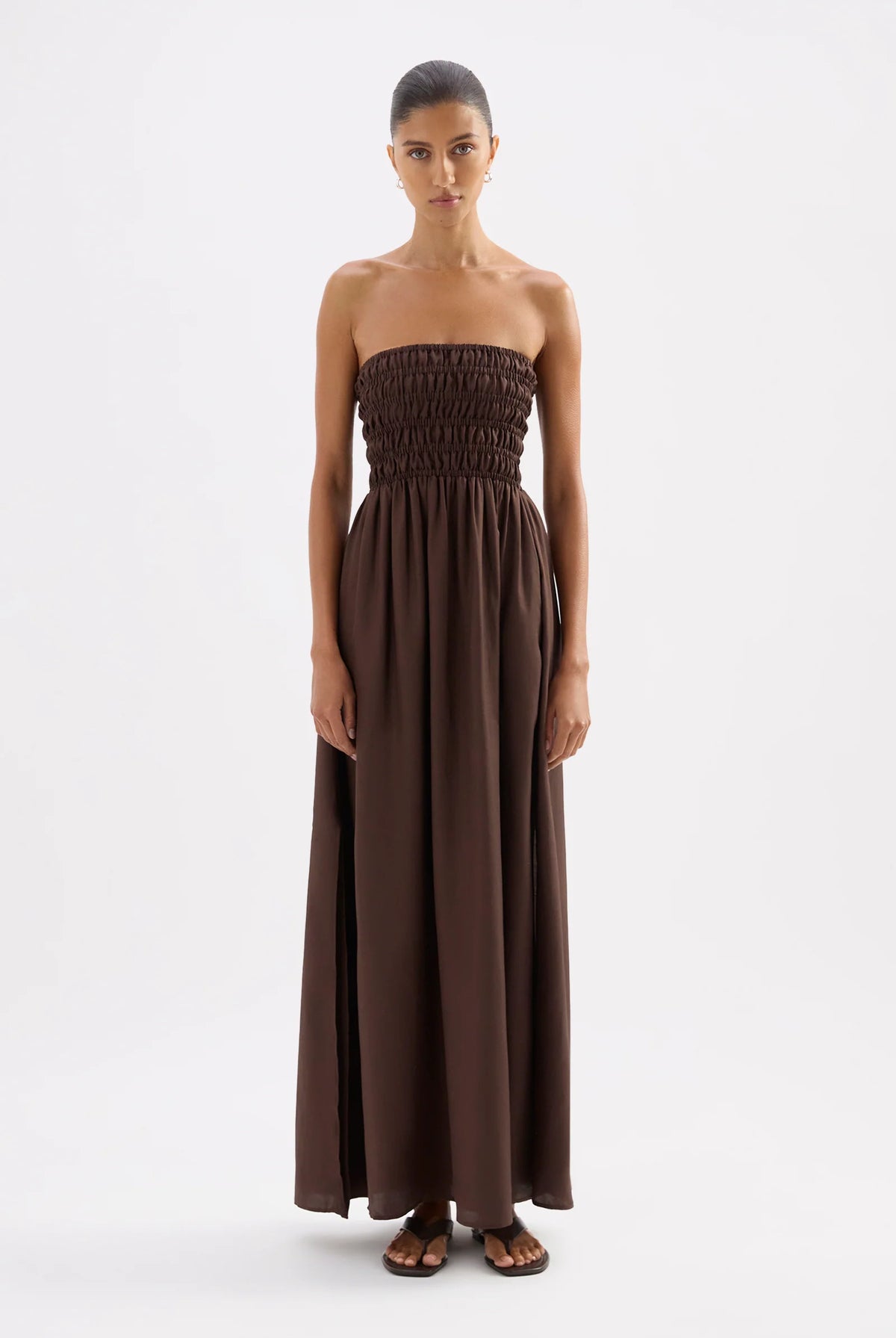 Nude Lucy - Zuri Tencel Maxi (Chocolate) Nude Lucy