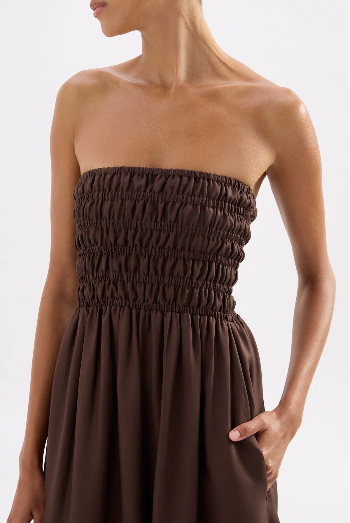 Nude Lucy - Zuri Tencel Maxi (Chocolate) Nude Lucy