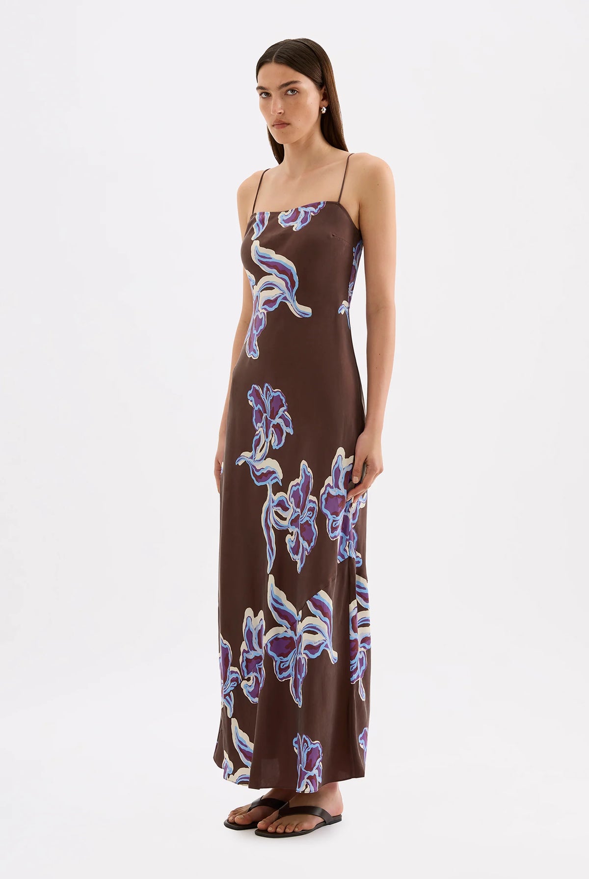 Nude Lucy - Azalea Cupro Slip Dress Nude Lucy