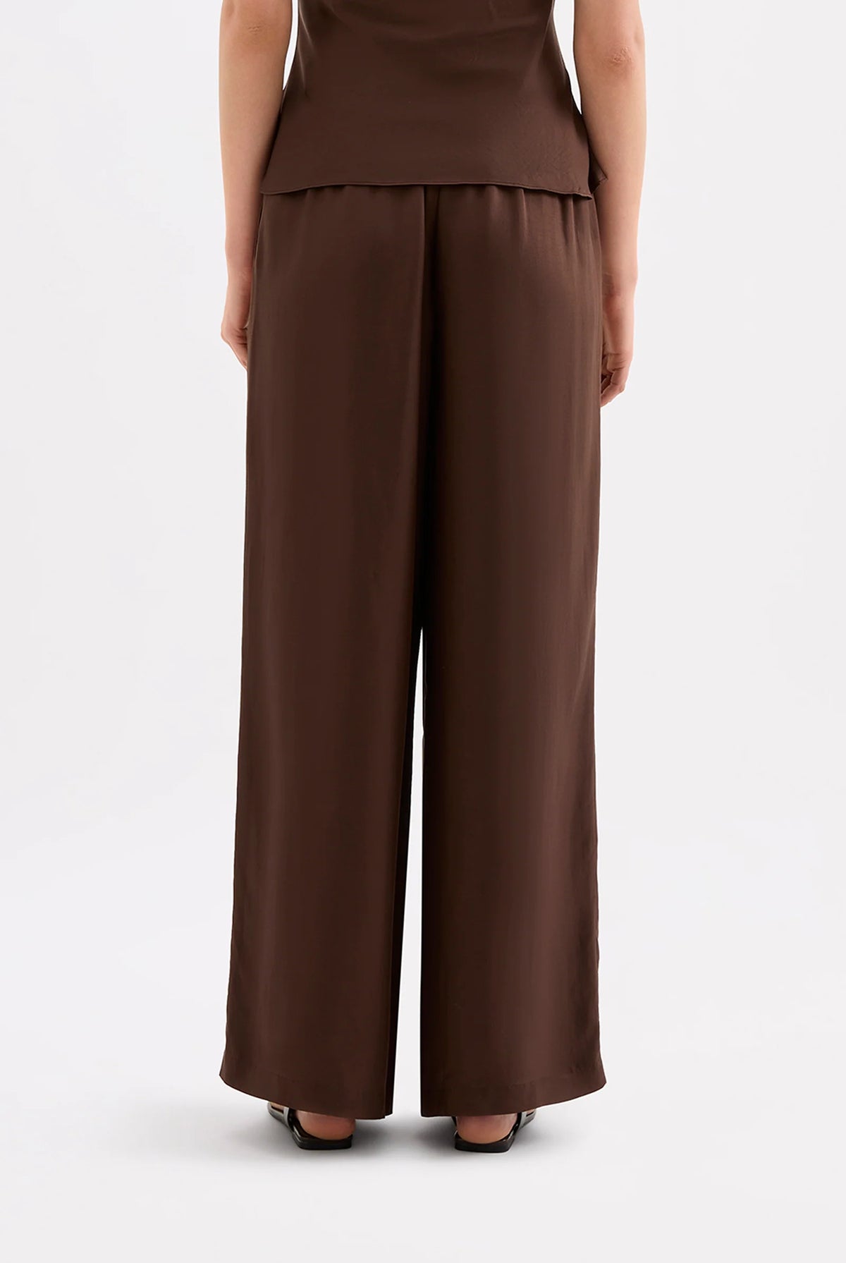 Nude Lucy - Tilly Tencel Pant (Chocolate) Nude Lucy
