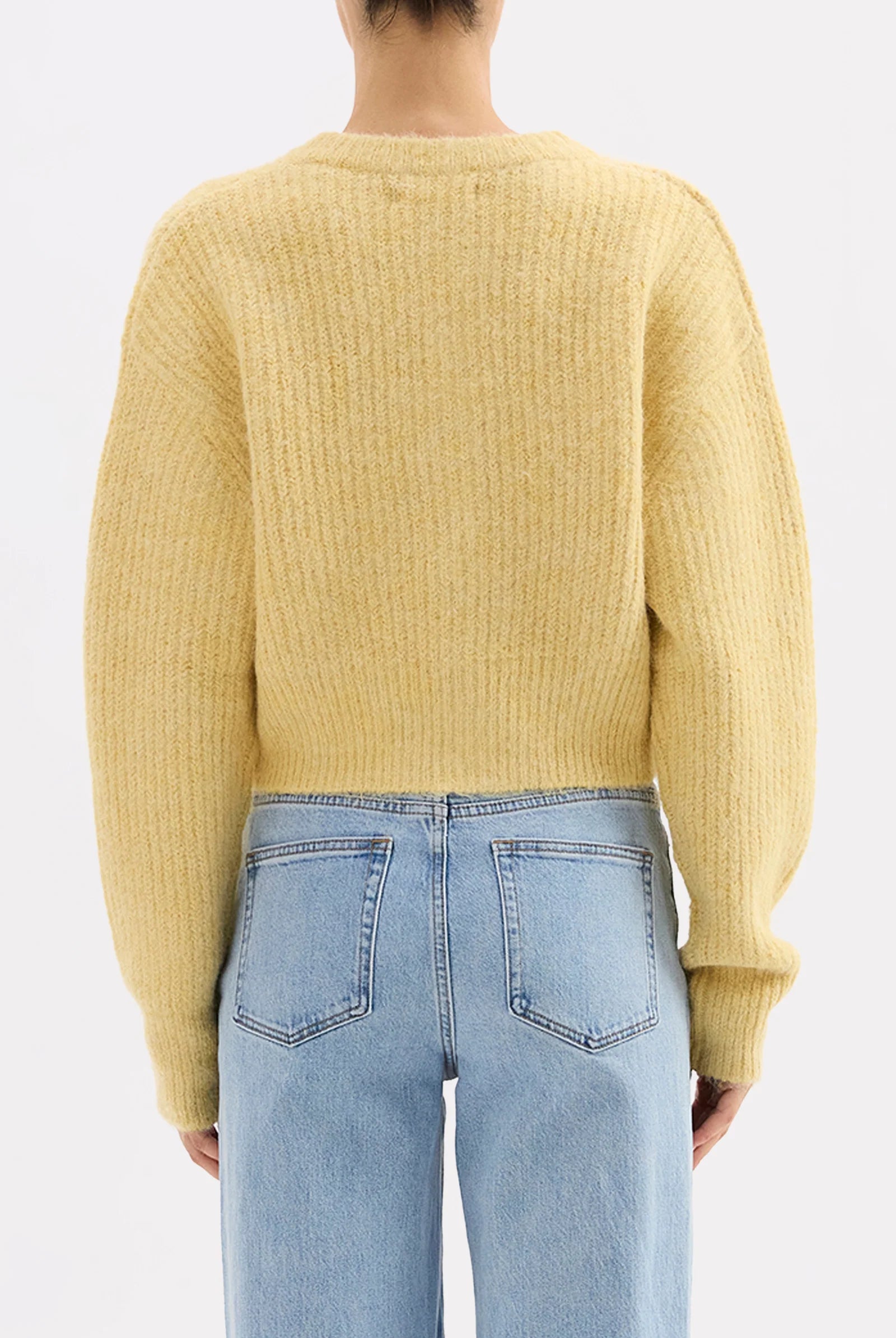 Nude Lucy - Nixon Cropped Cardigan (Butter) Nude Lucy