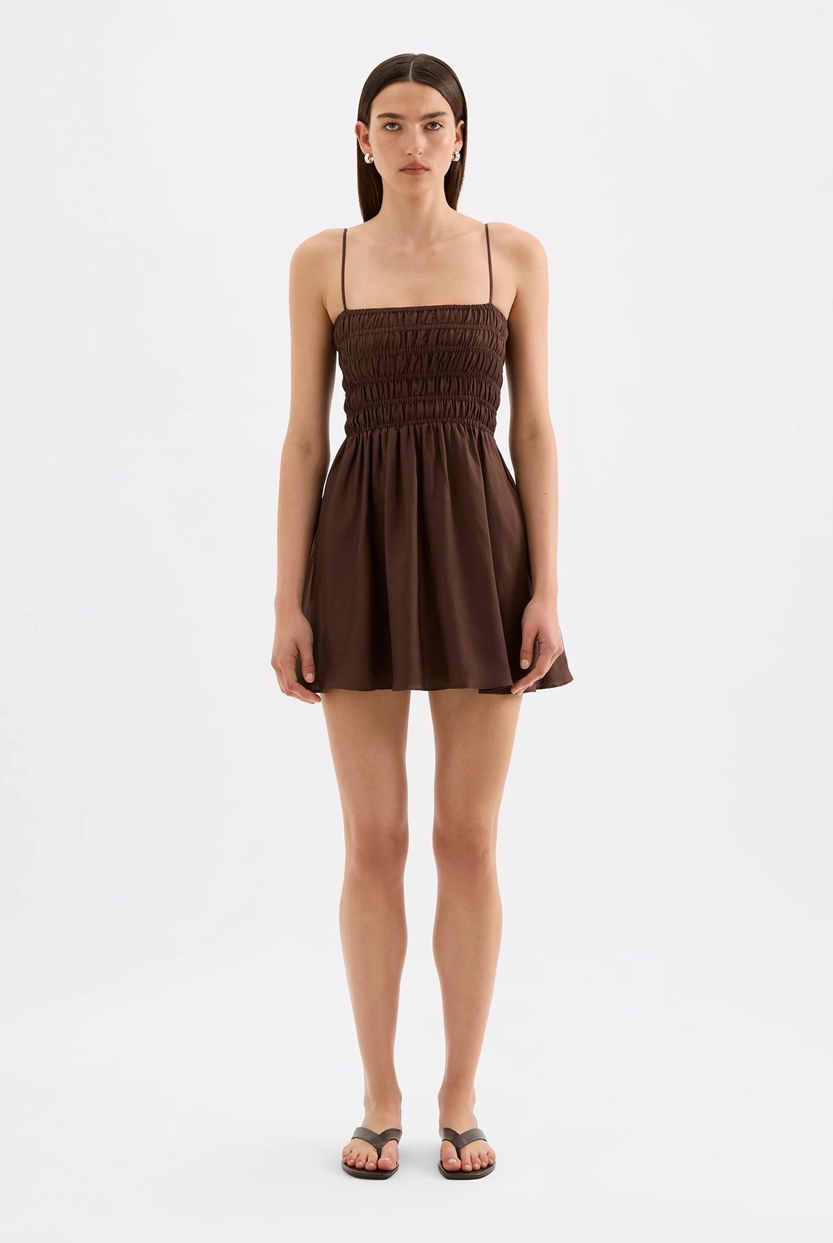 Nude Lucy - Jaslynn Mini Dress (Chocolate) Nude Lucy