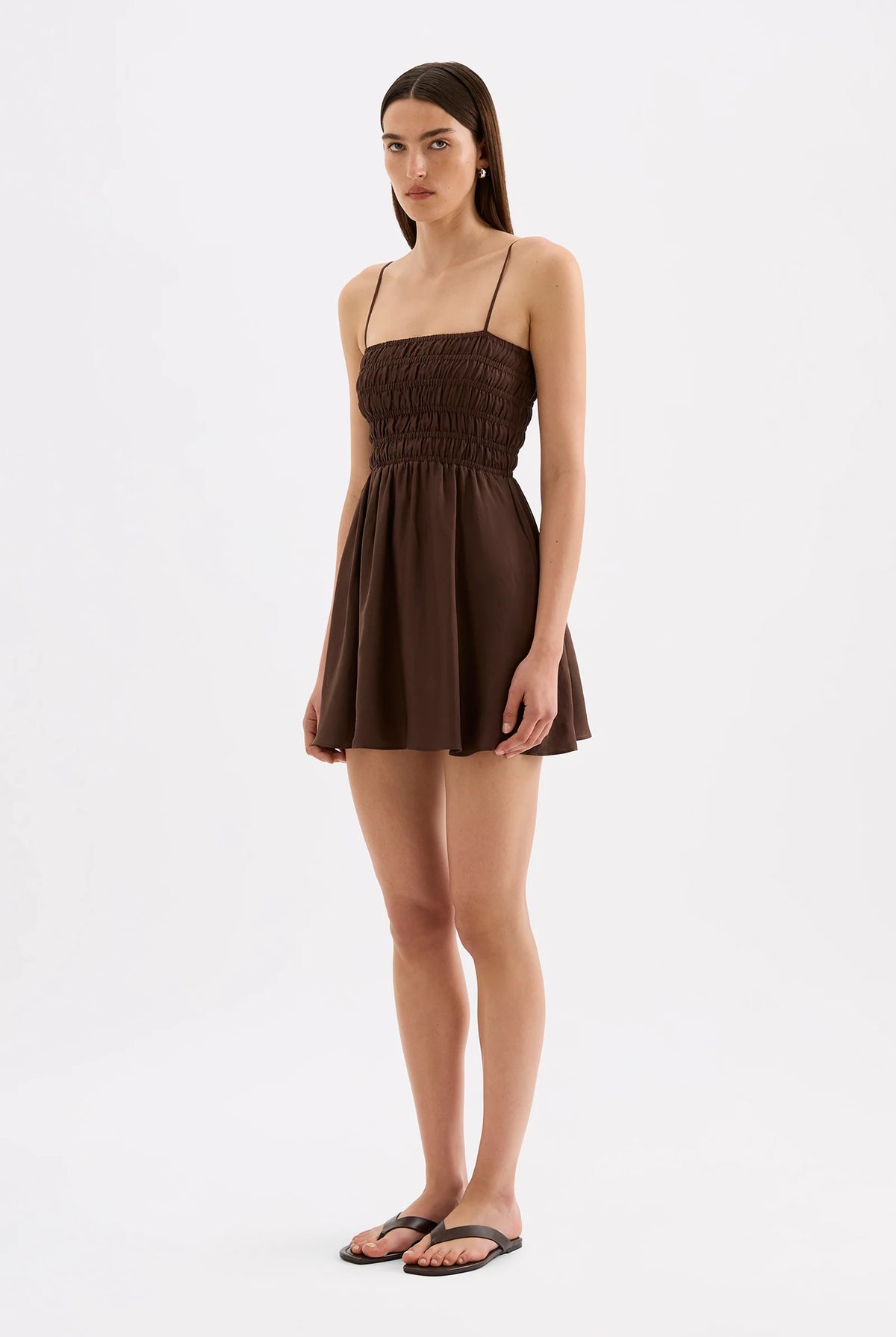 Nude Lucy - Jaslynn Mini Dress (Chocolate) Nude Lucy