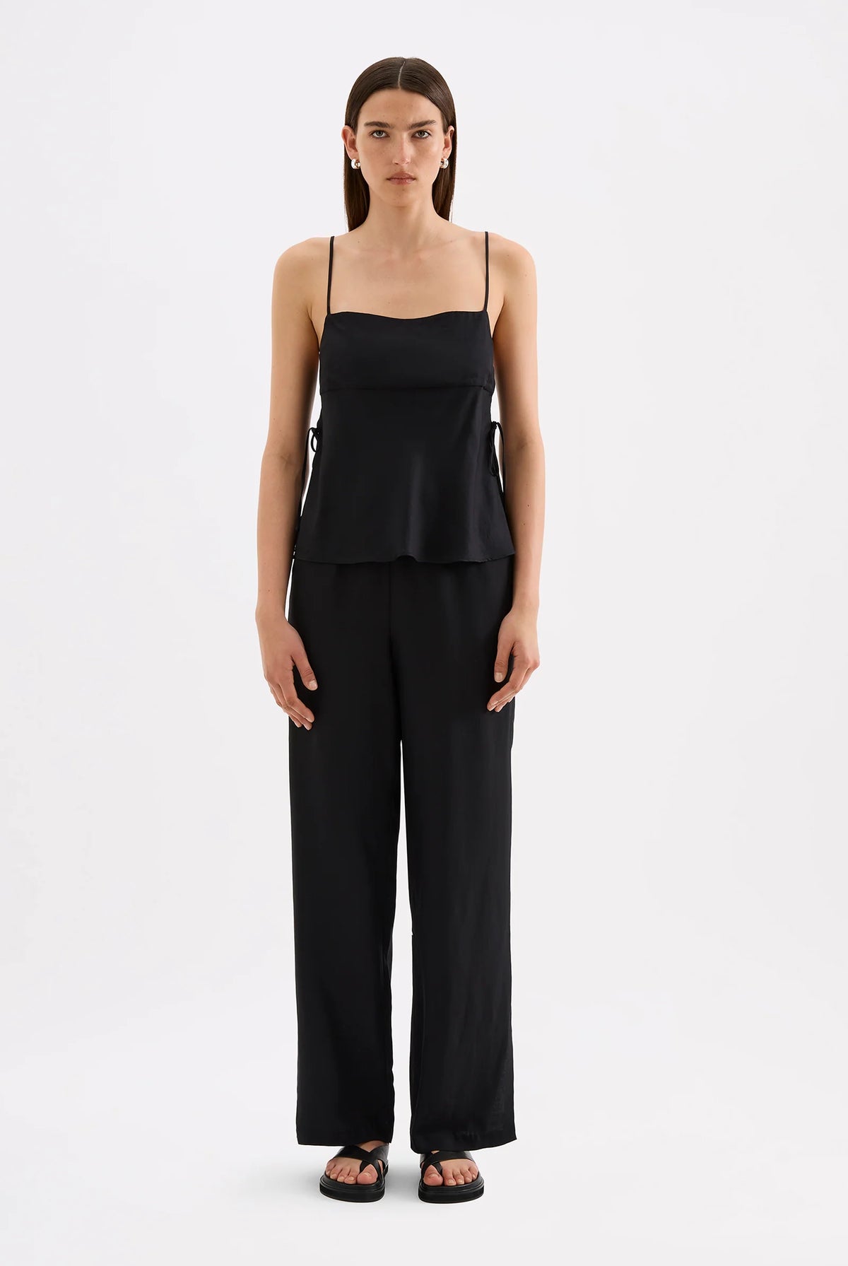 Nude Lucy - Jaslynn Tencel Top (Black) Nude Lucy
