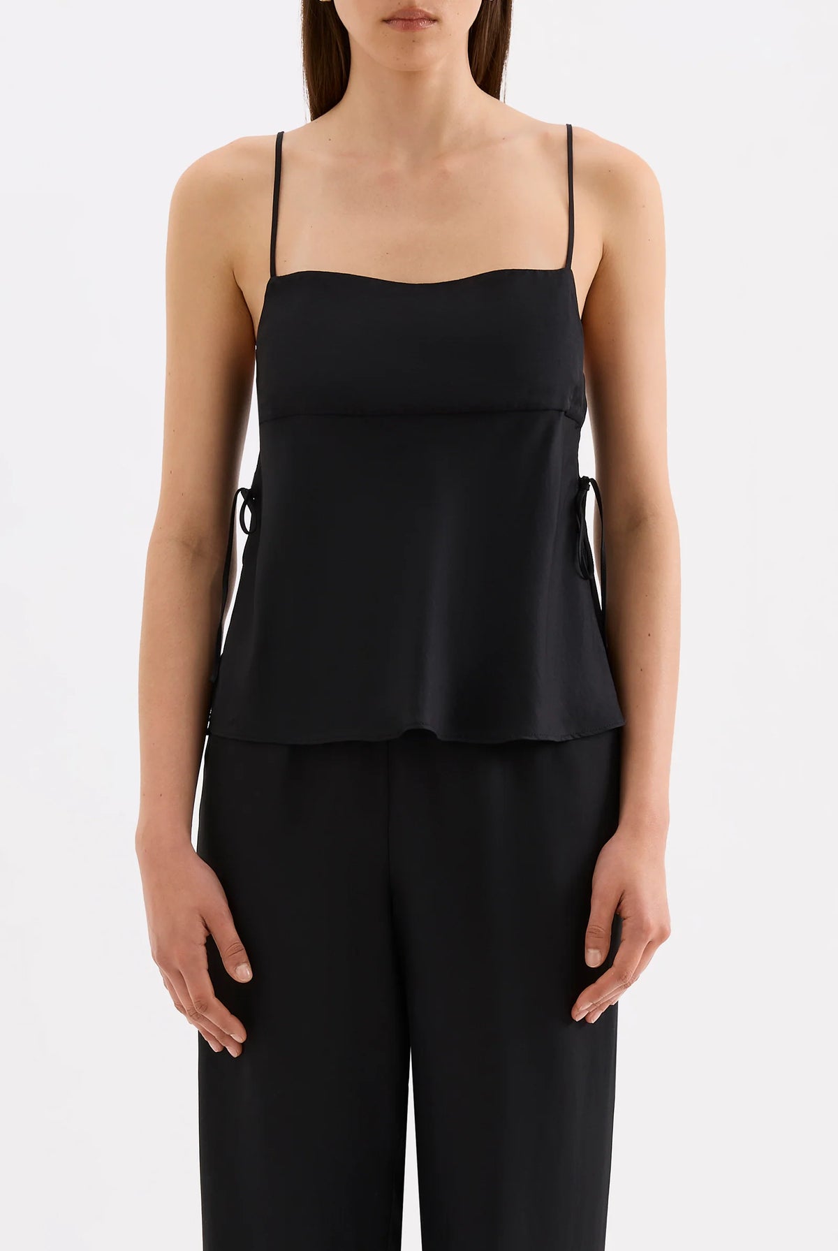 Nude Lucy - Jaslynn Tencel Top (Black) Nude Lucy